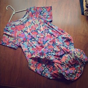 LuLaRoe Carly Dress Floral Medium